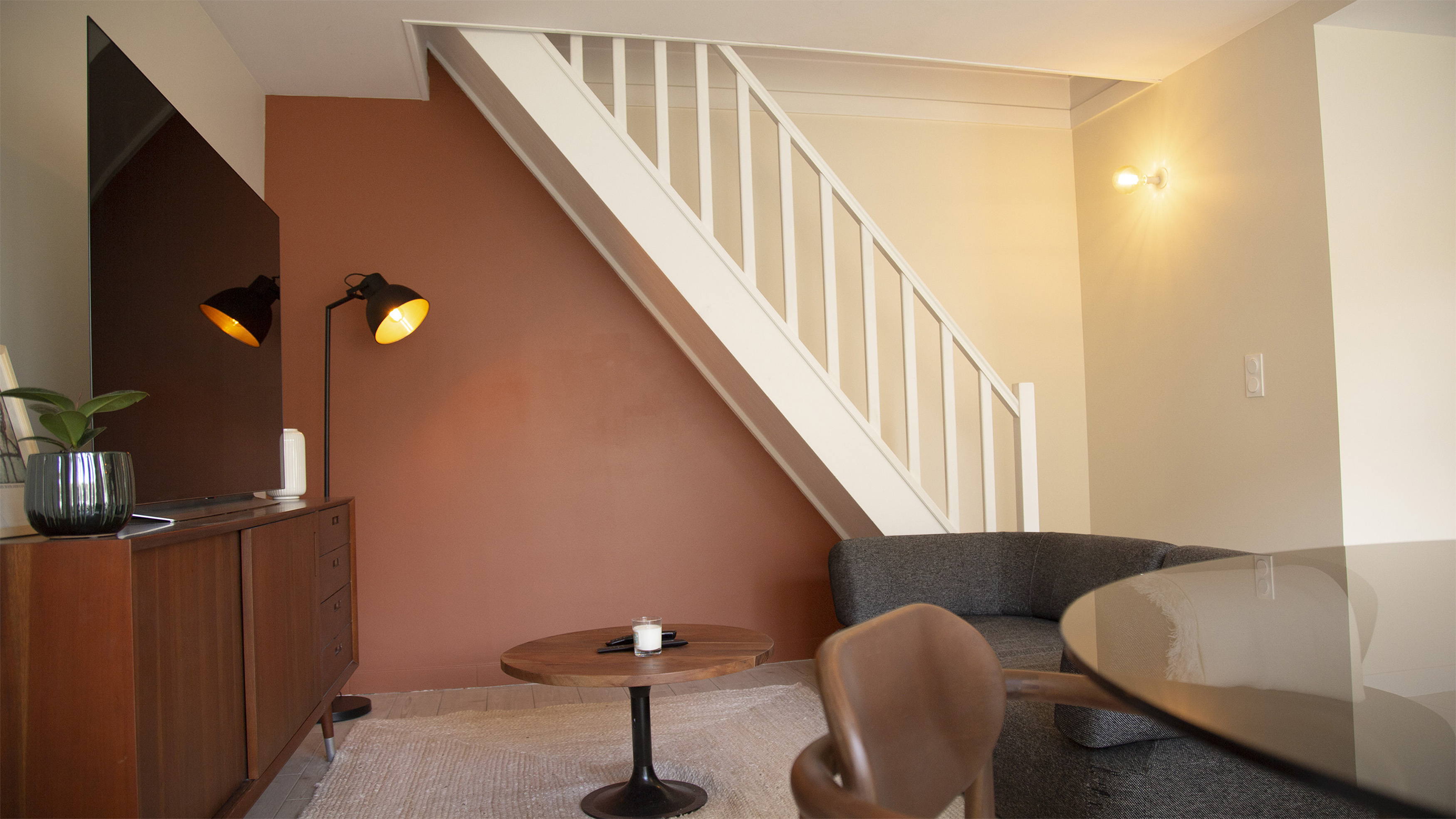 Le Petit Fanost — salon terracotta