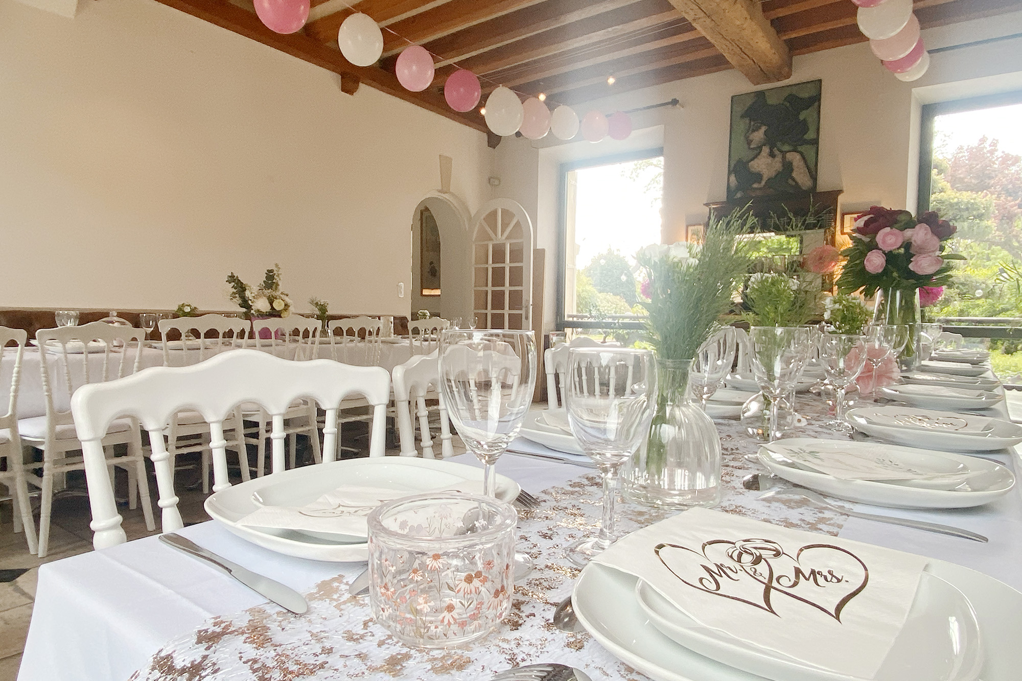 Salle de réception — La Ferme Fanost