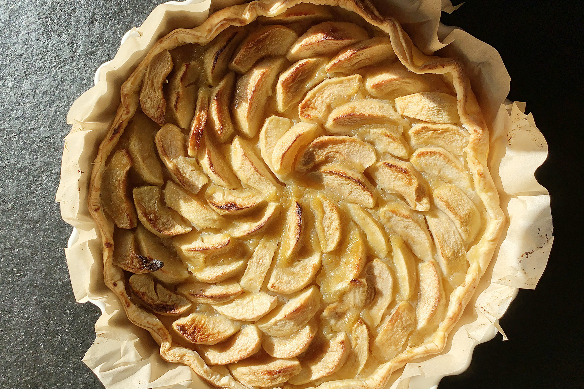 Tarte aux pommes — Table d'hôtes Fanost